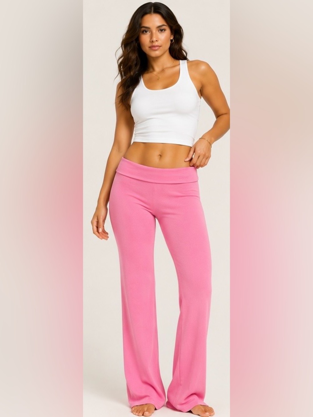 SKIMS Soft Lounge Foldover Pants | Bubblegum Pink | Size 2XL | Sold Out